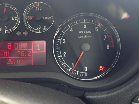 アルファ147ホーン故障とエアバッグ警告灯常時点灯修理ーイデアル仙台でアバルト５９５試乗！