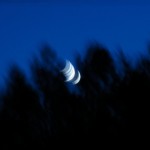 RICOH CX4 で三日月を撮る