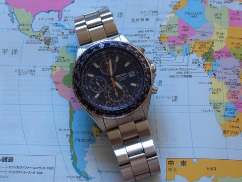 セイコーSEIKOパイロットクロノグラフ 腕時計 逆輸入 海外モデル