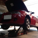 【アルファロメオ147】ブレーキパッド＆オイル交換 ワコーズプロステージ