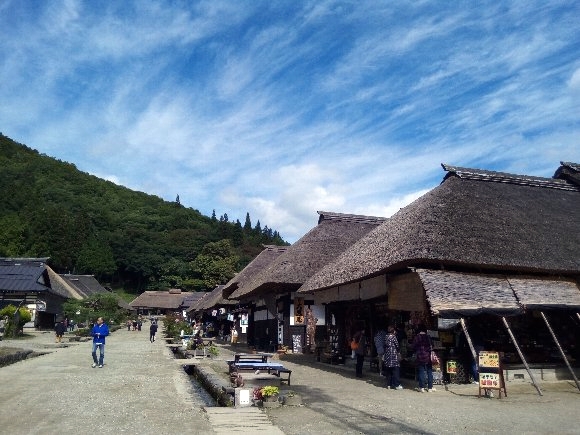 【大内宿】山菜そばと岩魚が美味かった～９１１も絶好調～