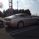 フェラーリ６１２に遭遇