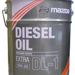 デリカD:5 オイル交換 マツダ ディーゼルエクストラ DL-1　5W-30